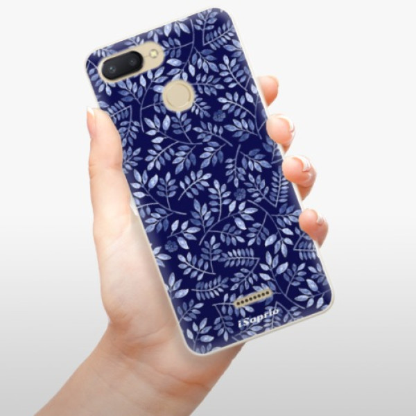 Silikonové pouzdro iSaprio - Xiaomi Redmi 6 - Blue Leaves 05