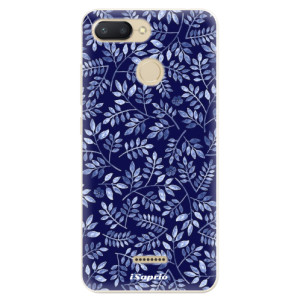 Silikonové pouzdro iSaprio - Xiaomi Redmi 6 - Blue Leaves 05