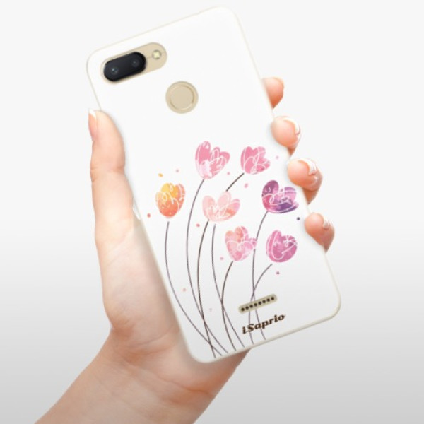 Silikonové pouzdro iSaprio - Xiaomi Redmi 6 - Flowers 14