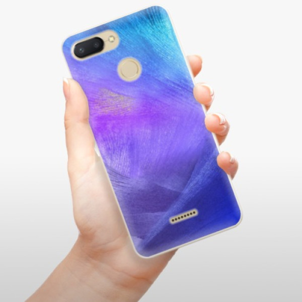 Silikonové pouzdro iSaprio - Xiaomi Redmi 6 - Purple Feathers