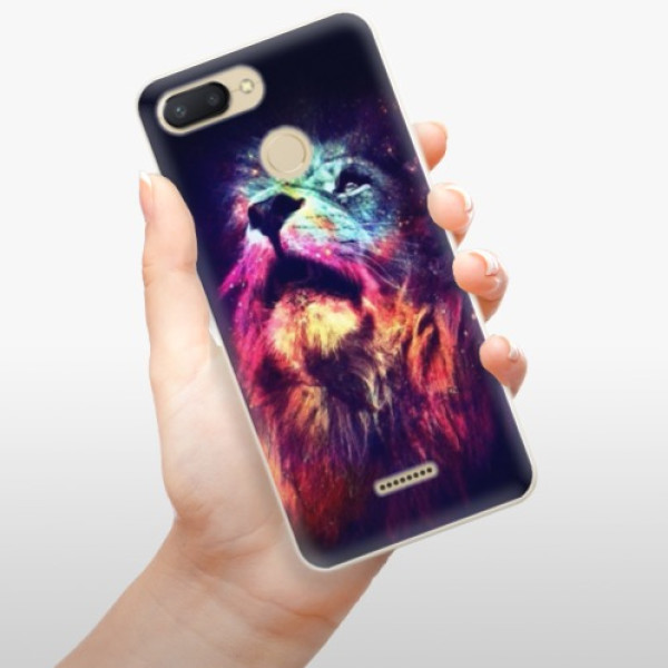 Silikonové pouzdro iSaprio - Xiaomi Redmi 6 - Lion in Colors