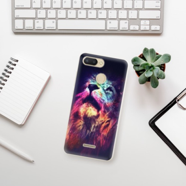 Silikonové pouzdro iSaprio - Xiaomi Redmi 6 - Lion in Colors