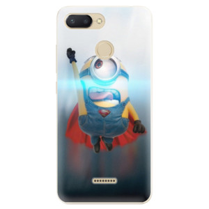 Silikonové pouzdro iSaprio - Xiaomi Redmi 6 - Mimons Superman 02