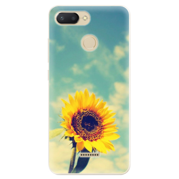 Odolné silikonové pouzdro iSaprio - Sunflower 01 - Xiaomi Redmi 6