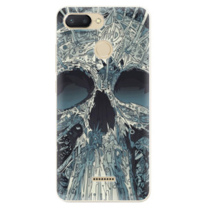 Silikonové pouzdro iSaprio - Xiaomi Redmi 6 - Abstract Skull