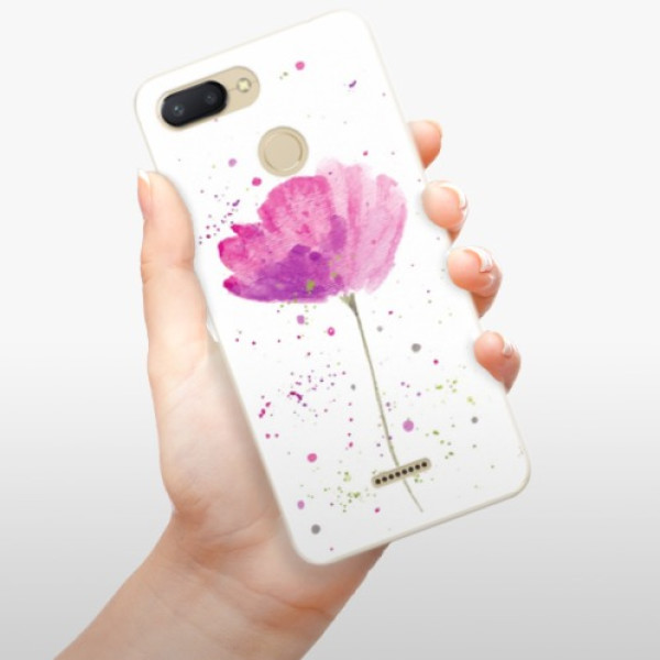 Silikonové pouzdro iSaprio - Xiaomi Redmi 6 - Poppies