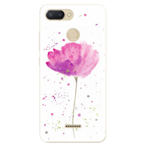 Silikonové pouzdro iSaprio - Xiaomi Redmi 6 - Poppies