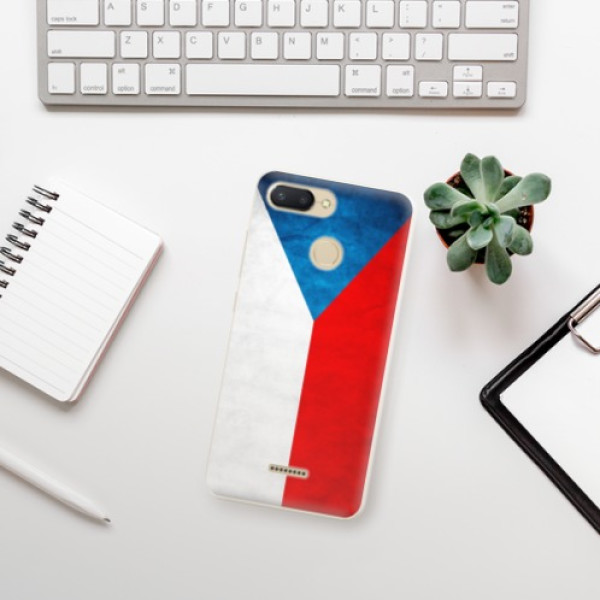 Silikonové pouzdro iSaprio - Xiaomi Redmi 6 - Czech Flag