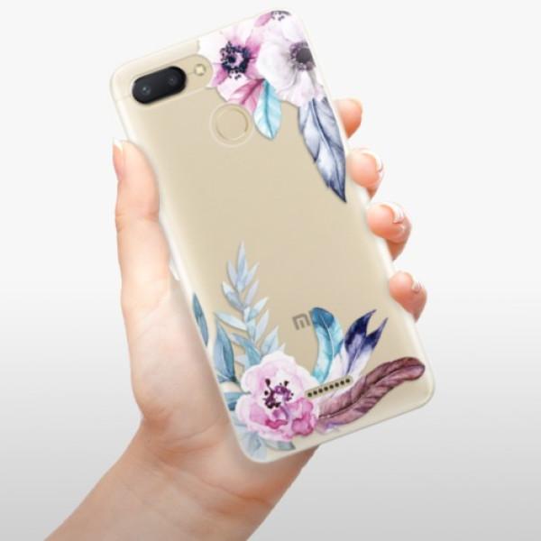 Silikonové pouzdro iSaprio - Xiaomi Redmi 6 - Flower Pattern 04