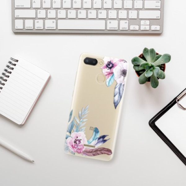 Silikonové pouzdro iSaprio - Xiaomi Redmi 6 - Flower Pattern 04