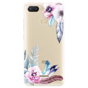 Silikonové pouzdro iSaprio - Xiaomi Redmi 6 - Flower Pattern 04