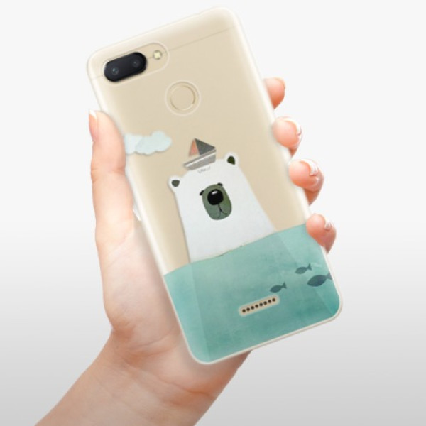 Silikonové pouzdro iSaprio - Xiaomi Redmi 6 - Bear With Boat