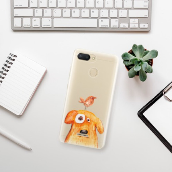Silikonové pouzdro iSaprio - Xiaomi Redmi 6 - Dog And Bird