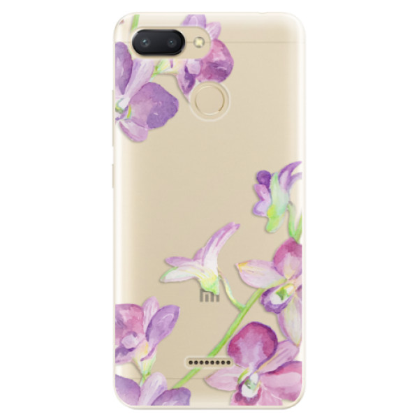 Odolné silikonové pouzdro iSaprio - Purple Orchid - Xiaomi Redmi 6