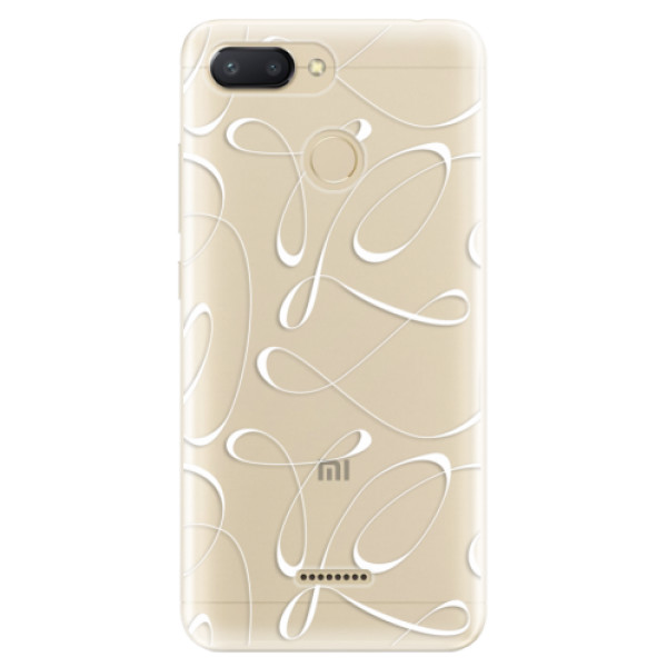Silikonové odolné pouzdro iSaprio Fancy white na mobil Xiaomi Redmi 6 (Silikonový odolný kryt, obal, pouzdro iSaprio Fancy white na mobil Xiaomi Redmi 6)
