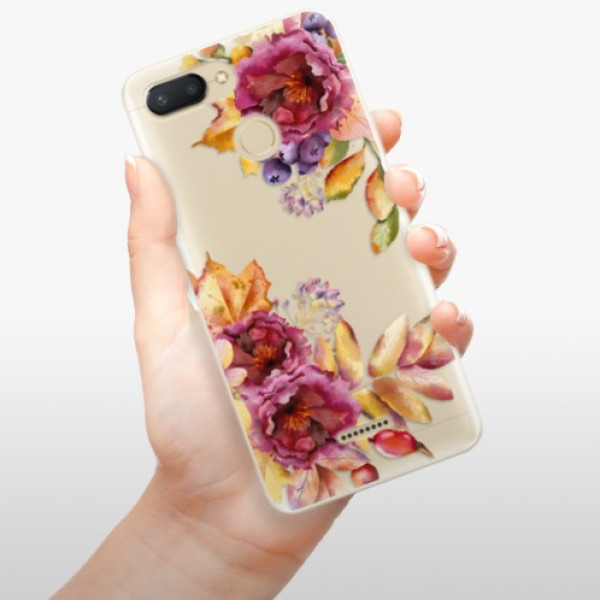 Silikonové pouzdro iSaprio - Xiaomi Redmi 6 - Fall Flowers