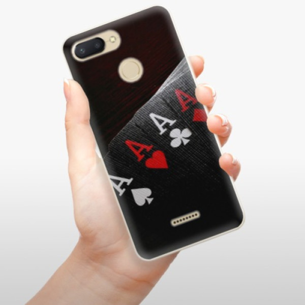 Silikonové pouzdro iSaprio - Xiaomi Redmi 6 - Poker