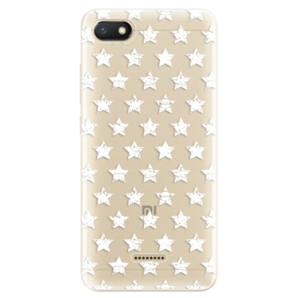 Odolné silikonové pouzdro iSaprio - Stars Pattern - white - Xiaomi Redmi 6A