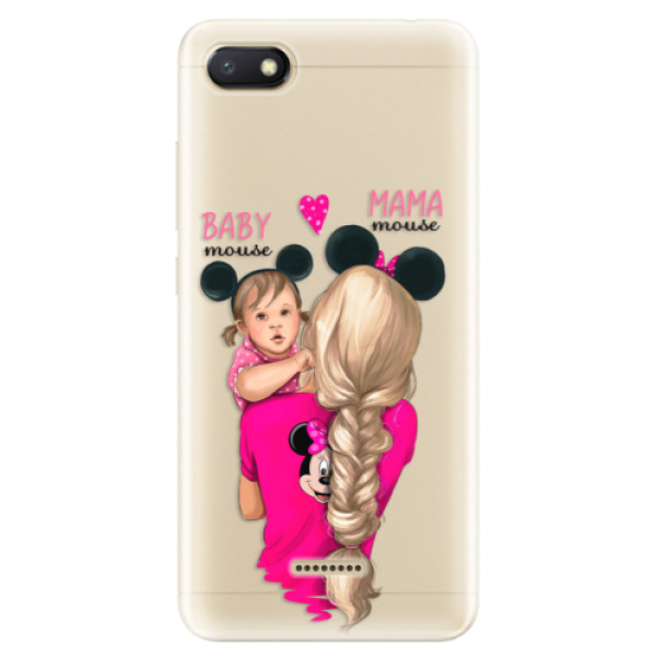 Odolné silikonové pouzdro iSaprio - Mama Mouse Blond and Girl - Xiaomi Redmi 6A