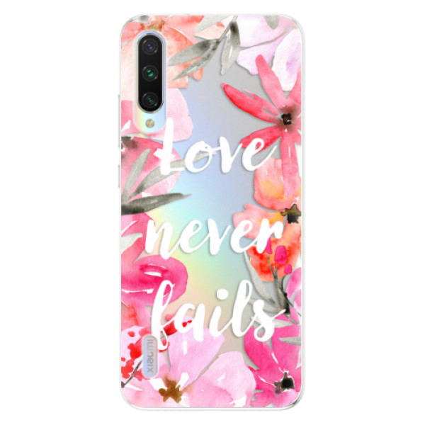 Odolné silikonové pouzdro iSaprio - Love Never Fails - Xiaomi Mi A3