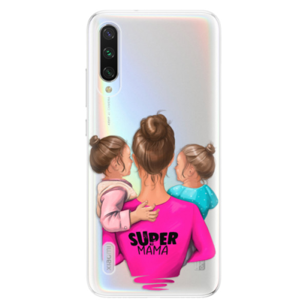 Odolné silikonové pouzdro iSaprio - Super Mama - Two Girls - Xiaomi Mi A3