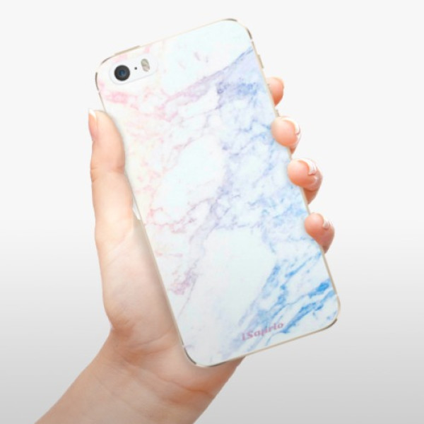 Silikonové pouzdro iSaprio - Apple iPhone 5 / 5S / SE - Raibow Marble 10