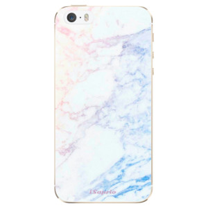 Silikonové pouzdro iSaprio - Apple iPhone 5 / 5S / SE - Raibow Marble 10