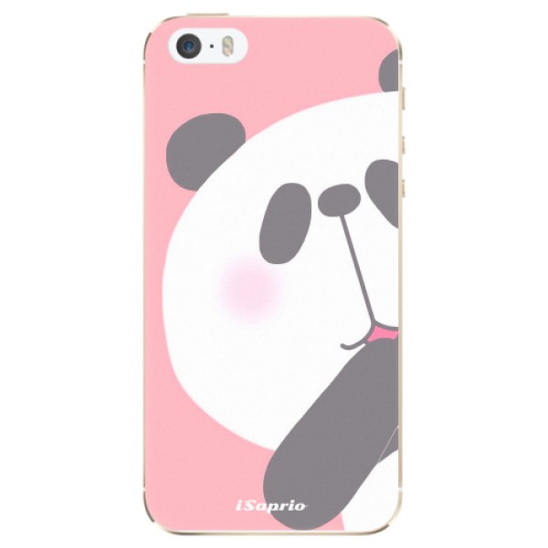 Odolné silikonové pouzdro iSaprio - Panda 01 - iPhone 5/5S/SE