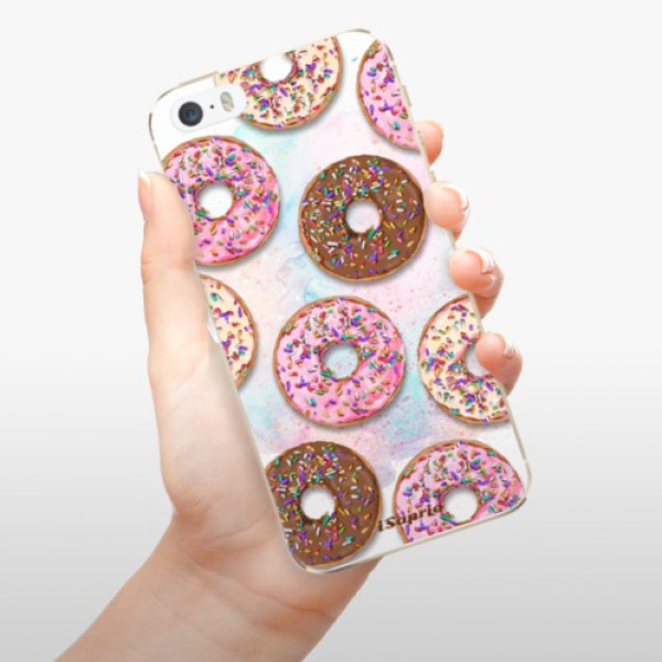 Silikonové pouzdro iSaprio - Apple iPhone 5 / 5S / SE - Donuts 11