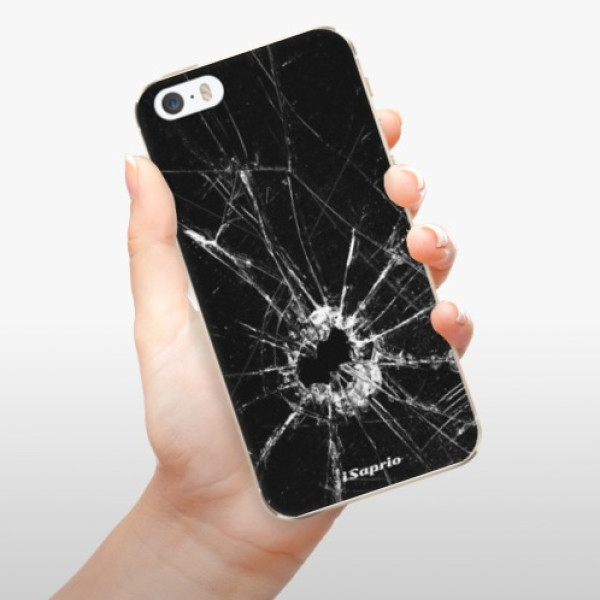 Silikonové pouzdro iSaprio - Apple iPhone 5 / 5S / SE - Broken Glass 10