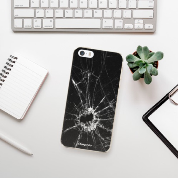 Silikonové pouzdro iSaprio - Apple iPhone 5 / 5S / SE - Broken Glass 10