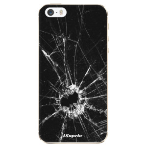 Silikonové pouzdro iSaprio - Apple iPhone 5 / 5S / SE - Broken Glass 10