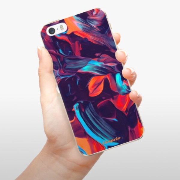 Silikonové pouzdro iSaprio - Apple iPhone 5 / 5S / SE - Color Marble 19