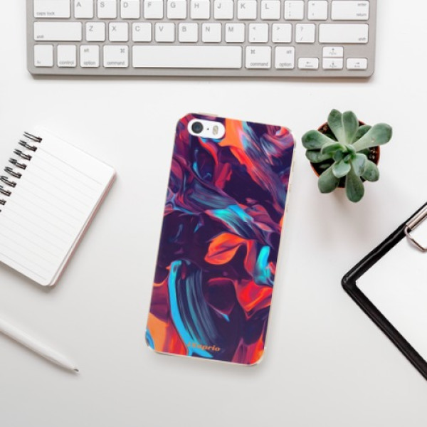 Silikonové pouzdro iSaprio - Apple iPhone 5 / 5S / SE - Color Marble 19