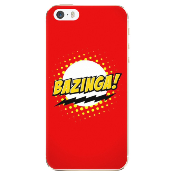 Silikonové odolné pouzdro iSaprio Bazinga 01 na mobil Apple iPhone 5 / 5S / SE (Silikonový odolný kryt, obal, pouzdro iSaprio Bazinga 01 na mobil Apple iPhone SE / Apple iPhone 5S / Apple iPhone 5)