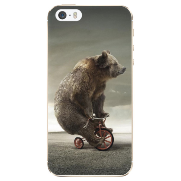 Silikonové odolné pouzdro iSaprio Bear 01 na mobil Apple iPhone 5 / 5S / SE (Silikonový odolný kryt, obal, pouzdro iSaprio Bear 01 na mobil Apple iPhone SE / Apple iPhone 5S / Apple iPhone 5)