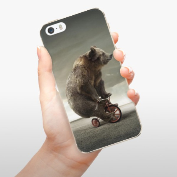 Silikonové pouzdro iSaprio - Apple iPhone 5 / 5S / SE - Bear 01