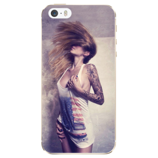 Odolné silikonové pouzdro iSaprio - Girl 01 - iPhone 5/5S/SE