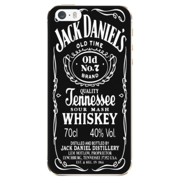Odolné silikonové pouzdro iSaprio - Jack Daniels - iPhone 5/5S/SE