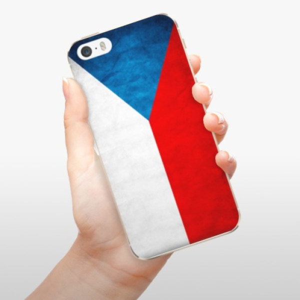 Silikonové pouzdro iSaprio - Apple iPhone 5 / 5S / SE - Czech Flag