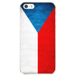Silikonové pouzdro iSaprio - Apple iPhone 5 / 5S / SE - Czech Flag