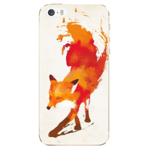 Silikonové pouzdro iSaprio - Apple iPhone 5 / 5S / SE - Fast Fox