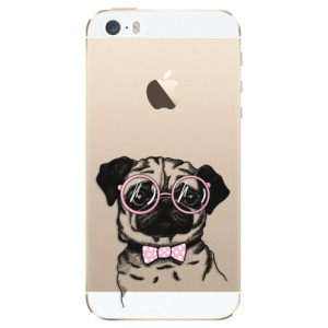Silikonové pouzdro iSaprio - Apple iPhone 5 / 5S / SE - The Pug