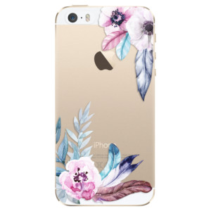 Silikonové pouzdro iSaprio - Apple iPhone 5 / 5S / SE - Flower Pattern 04