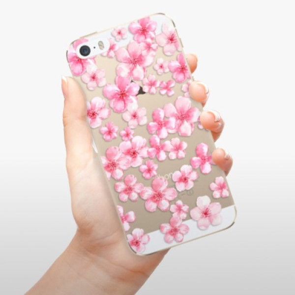 Silikonové pouzdro iSaprio - Apple iPhone 5 / 5S / SE - Flower Pattern 05