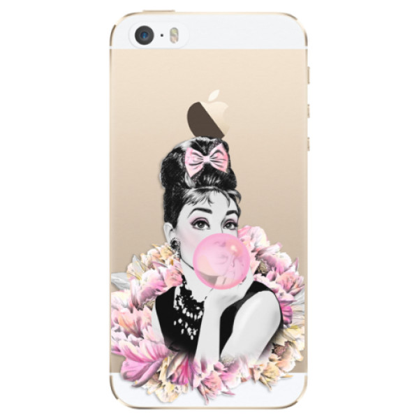 Odolné silikonové pouzdro iSaprio - Pink Bubble - iPhone 5/5S/SE