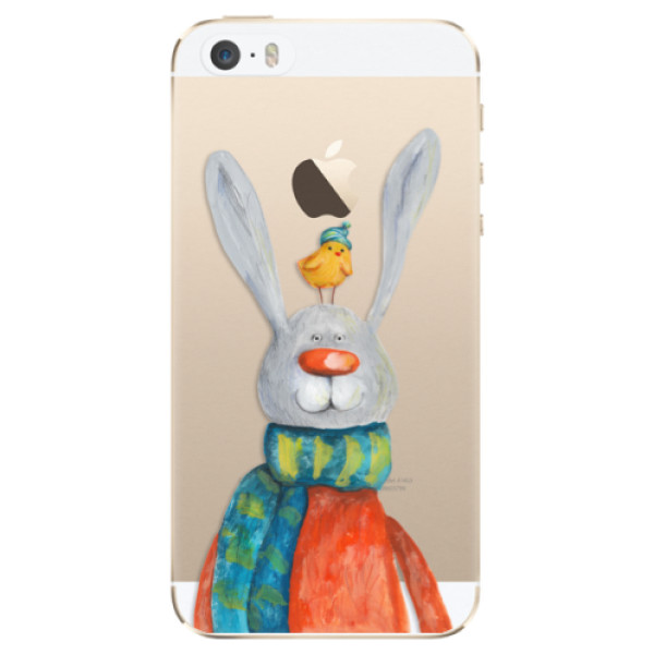 Odolné silikonové pouzdro iSaprio - Rabbit And Bird - iPhone 5/5S/SE