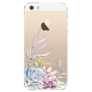 Silikonové pouzdro iSaprio - Apple iPhone 5 / 5S / SE - Succulent 01