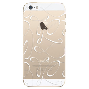 Silikonové pouzdro iSaprio - Apple iPhone 5 / 5S / SE - Fancy white