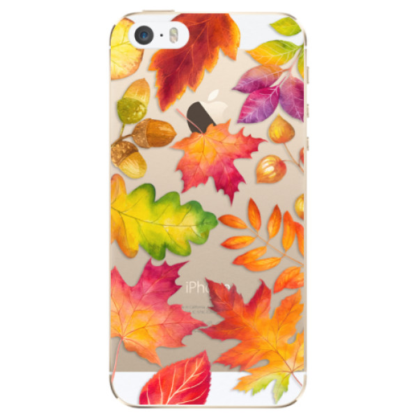 Odolné silikonové pouzdro iSaprio - Autumn Leaves 01 - iPhone 5/5S/SE